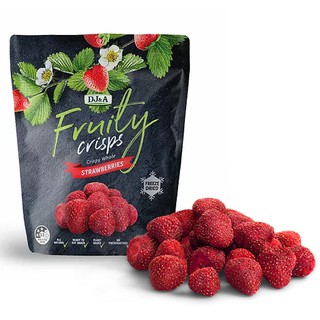 DÂU TÂY SẤY GIÒN DJ&A 25G - FRUITY CRISPS STRAWBERRIES DJ&A
