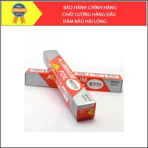 [Freeship 99k TQ] Cuộn Aluminium Foil Giấy Bạc Bọc Thức Ăn Tiện Dụng 5m