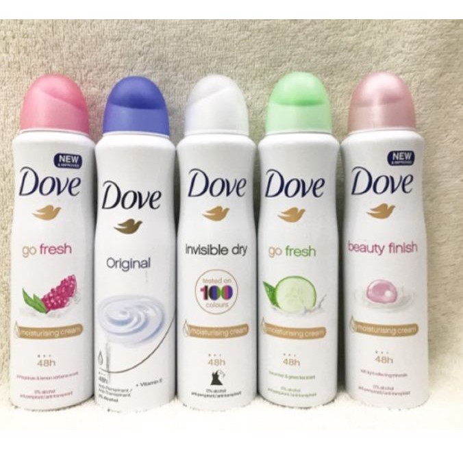 Xịt thơm body Dove mỹ 150ml.
