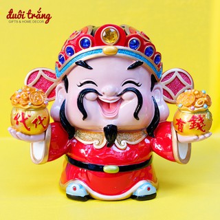 Thần tài Composite 20cm Hũ Vàng “Đại Đại Hữu Tiền”