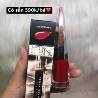 Son kem Fenty Beauty By Rihanna Stunna Lip Paint Longwear Fluid Lip Color màu Uncuffed, Uncensored