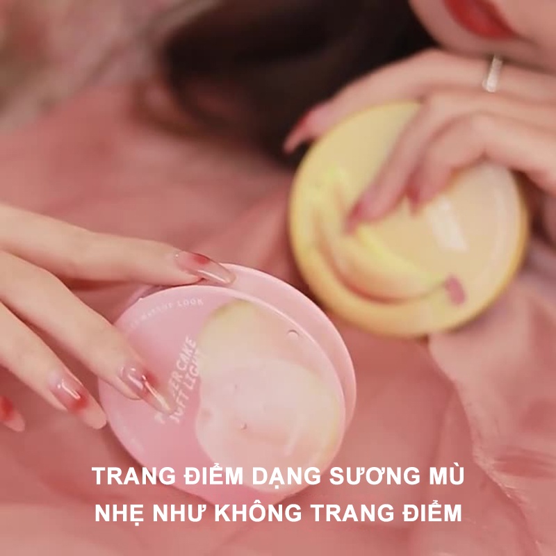 Phấn phủ kiềm dầu Kiss Beauty ,lâu trôi siêu mịn phấn phủ dạng nén phấn trang điểm 9g KB-FB06