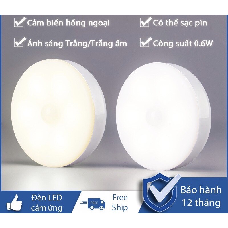 Đèn cảm ứng chuyển động TABISO, Đèn Led dán tường cảm biến thông minh