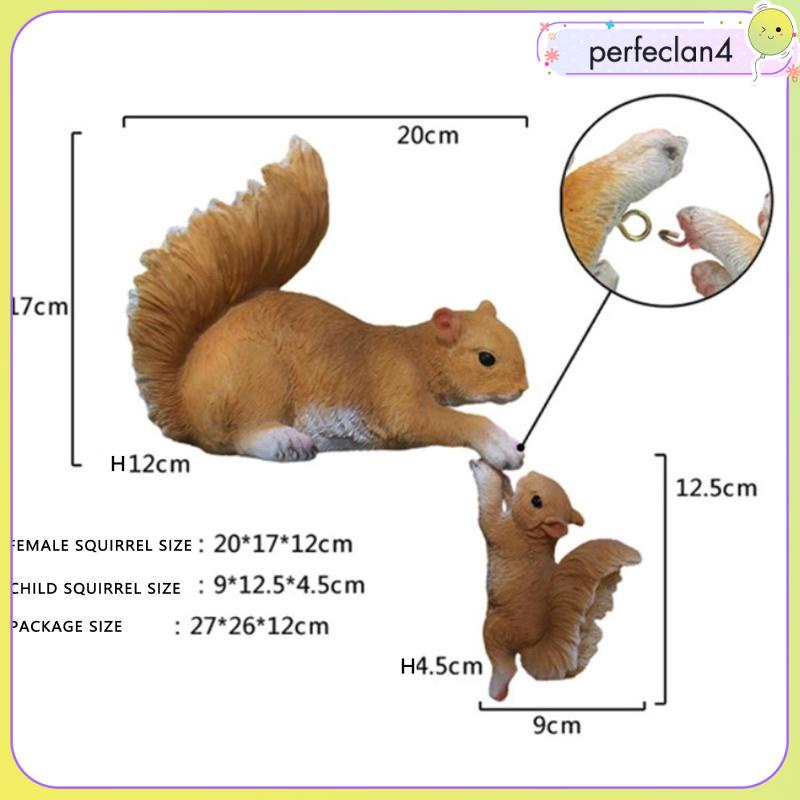 Tượng Sóc Nhỏ Trang Trí Bàn Phòng Ngủ Sân Vườn