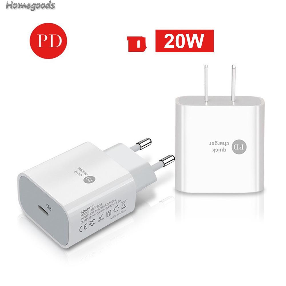 Củ Sạc 20w Pd Usb Type C Cho Iphone 12