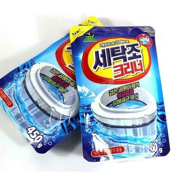 [HÀNG HOT - GIÁ KHỦNG] BỘT TẨY RỬA VỆ SINH LỒNG MÁY GIẶT HÀN QUỐC 450G