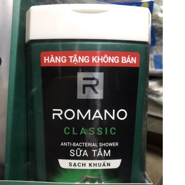 Dầu gội Romano Classic 650g TẶNG SỮA TẮM CÙNG LOẠI