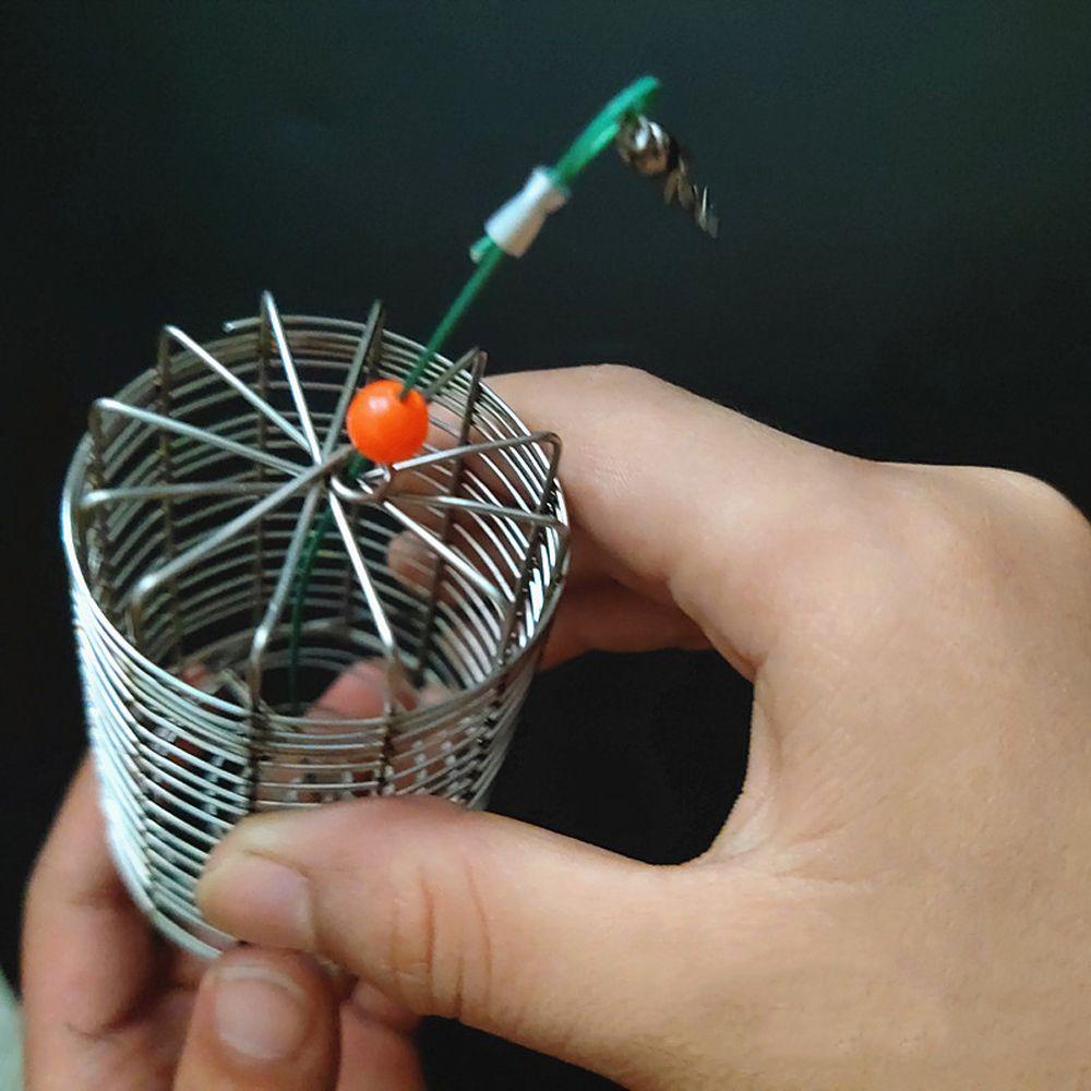 Lồng Giữ Mồi Câu Cá Bằng Thép Không Gỉ Tiện Dụng