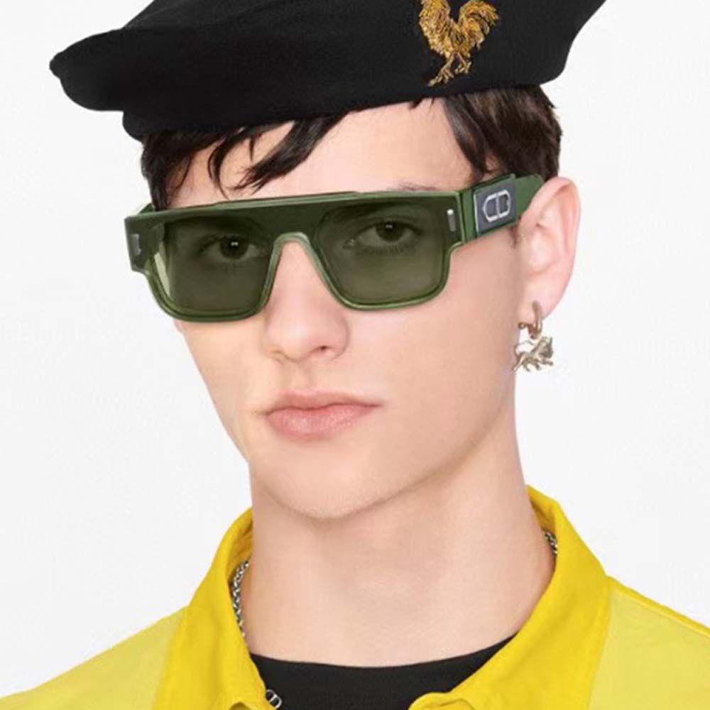 Kính Râm Chống Tia UV Chống Phản Quang Họa Tiết Da Báo WMES15H Phong Cách Retro Dành Cho Nam