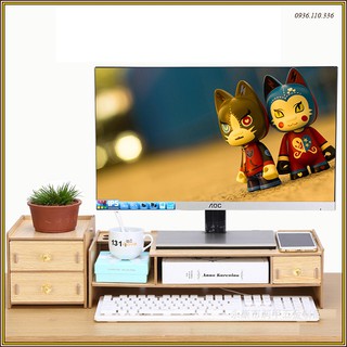Kệ gỗ màn hình- RE0065