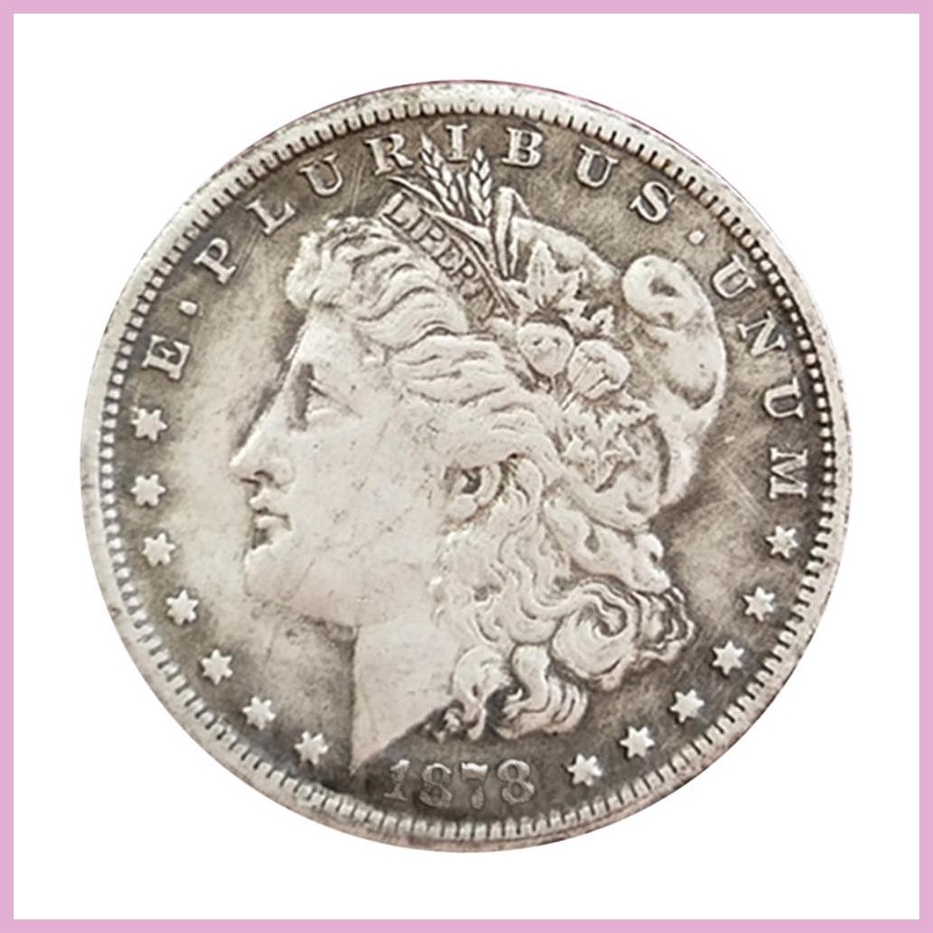 Đồng Xu Cổ Điển Mỹ 38mm 1878-1921 Bằng Đồng