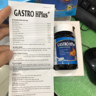 Gastro Hplus+ (Mẫu mới của GASTRO HP) Lọ 50V