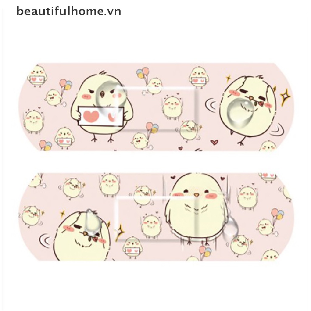 Bộ 120 Băng Keo Cá Nhân Chống Thấm Nước Nhiều Kiểu Dáng Đáng Yêu