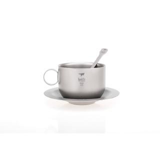 Keith Ti3601 - Bộ Uống Coffee Titanium (Ly Cách Nhiệt 2 Lớp)