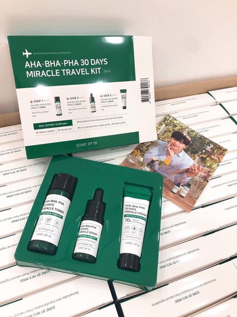 Set dưỡng da mụn SOME BY MI AHA-BHA-PHA 30 DAYS MIRACLE TRAVEL KIT 3 món - 3 items | BigBuy360 - bigbuy360.vn