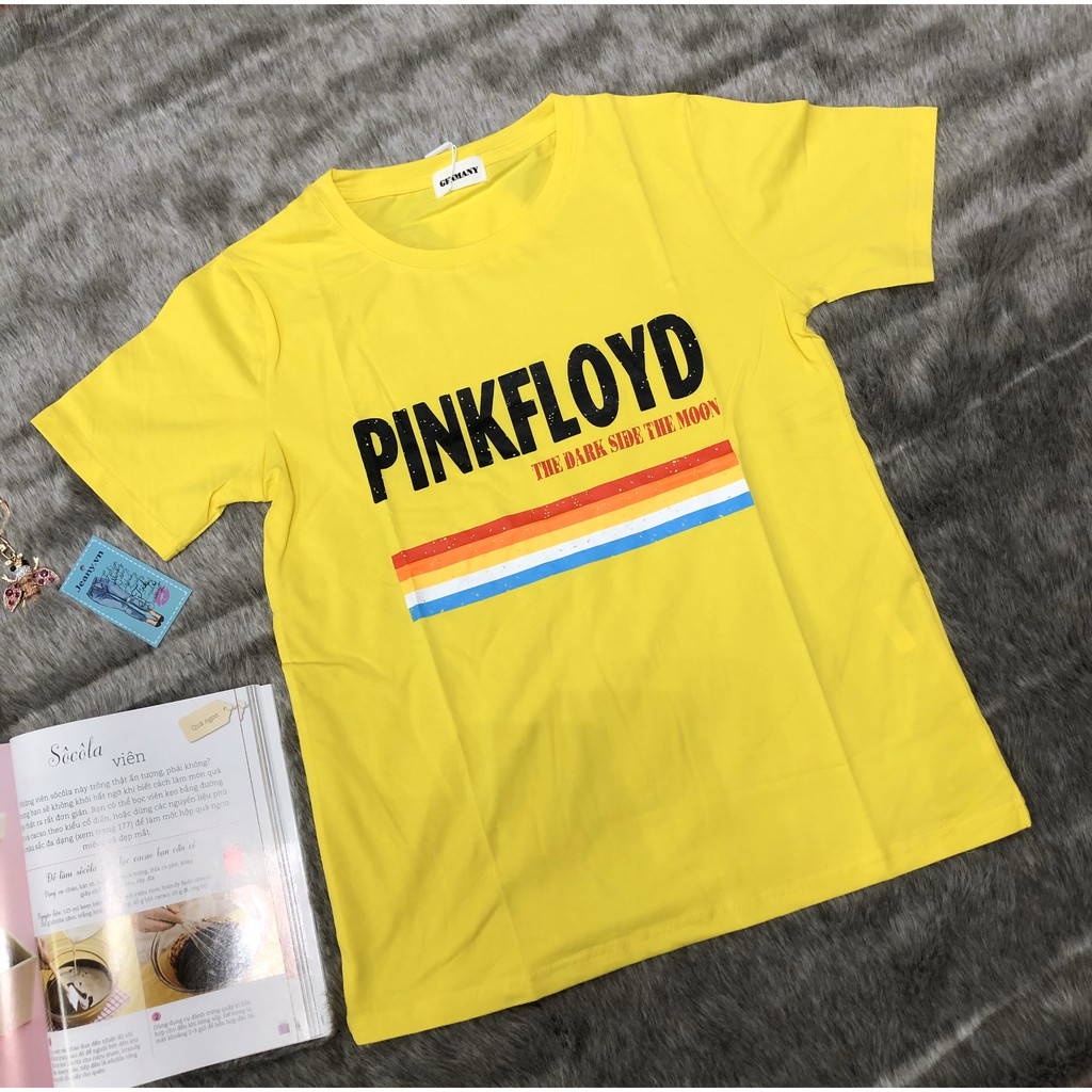 Áo thun nữ PINKFLOYD thời trang 100% cotton - áo thun tay ngắn - freesize