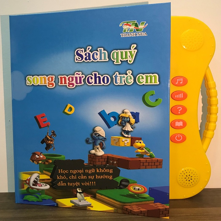 [Mã 11LSSALE giảm 100% đơn 50k] [Phiên Bản Mới nhất] Sách Nói Điện Tử Song Ngữ Anh- Việt Giúp Trẻ Học Tốt Tiếng Anh