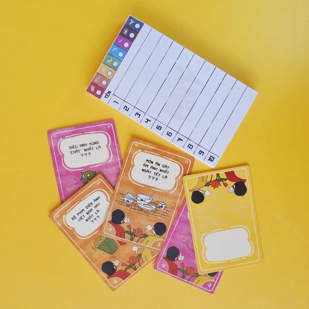 Board Game Ăn Ý Dành Cho Nhóm Bạn Tụ Tập Ngũ Hành Games NH-ANYV