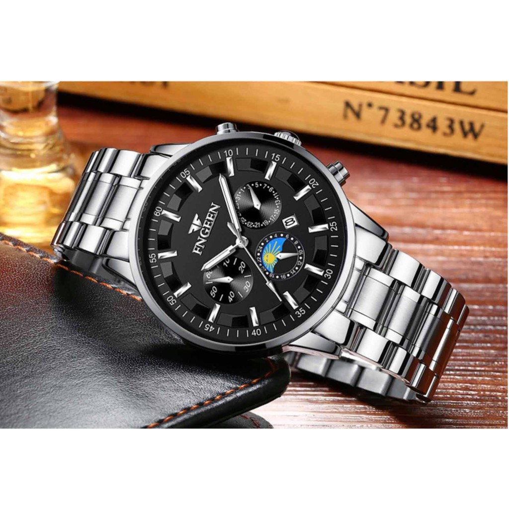 Đồng hồ nam FNGEEN FMTR dây thép nhuyễn Lịch Lãm Sang Trọng | BigBuy360 - bigbuy360.vn