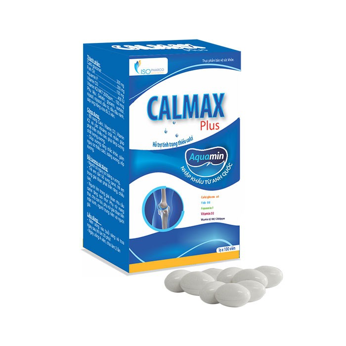 CALMAX PLUS – Hỗ trợ bổ sung canxi cho mẹ bầu và trẻ cần phát triển chiều cao (hộp 100 viên)