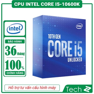 Cpu intel core i5 10600k box công ty bảo hành 36 tháng