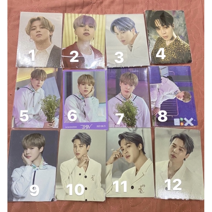 Mini ptc Jimin các loại (bangbangcon, bomb3, swz, butter…)