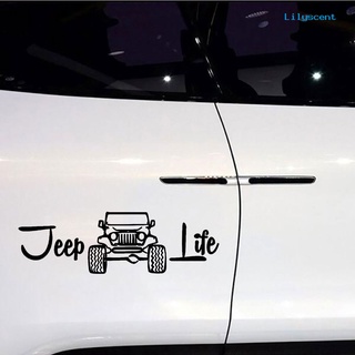 Decal Dán Trang Trí Thân Xe Hơi Jeep Life