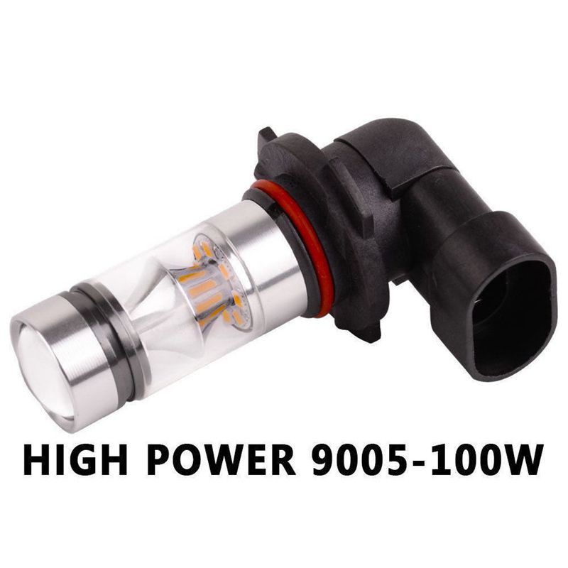 Set 2 bóng đèn pha sương mù 9005 Hb3 6000k 100w 2323 Led cho xe hơi chất lượng cao