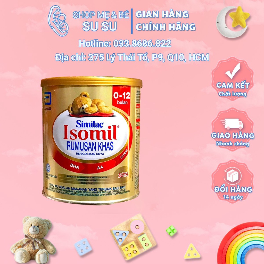 Sữa isomil - isomil plus 400g dành cho trẻ dị ứng đạm - ảnh sản phẩm 1