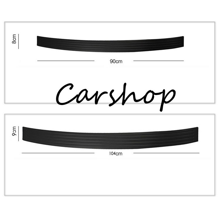 Dải cao su dán chông va chạm trầy xước cốp sau ô tô
