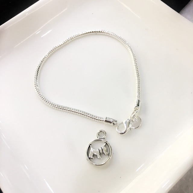 vòng tay size 18, lắc chân hình con chó