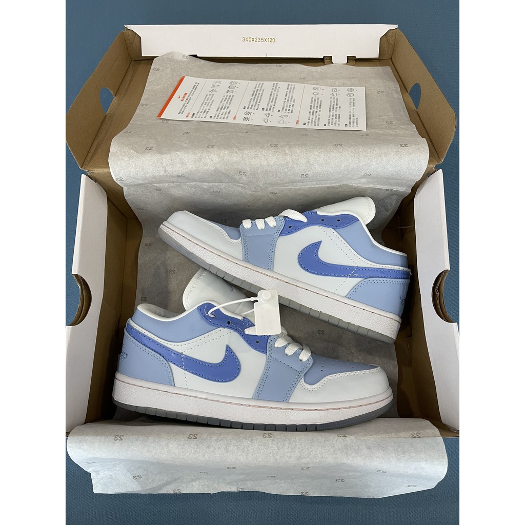 Giày thể thao nam nữ Jordan 1 Low SE Mighty Swooshers xanh đế họa tiết mắt fullbox, Giày sneaker nam nữ da nhăn