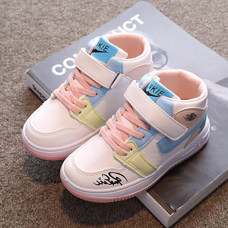 Giày Thể Thao Bé Trai Và Bé Gái Từ 2 - 13 Tuổi Cao Cổ Siêu Nhẹ Lót Giày Kháng Khuẩn Kiểu Dáng Thời Trang G46