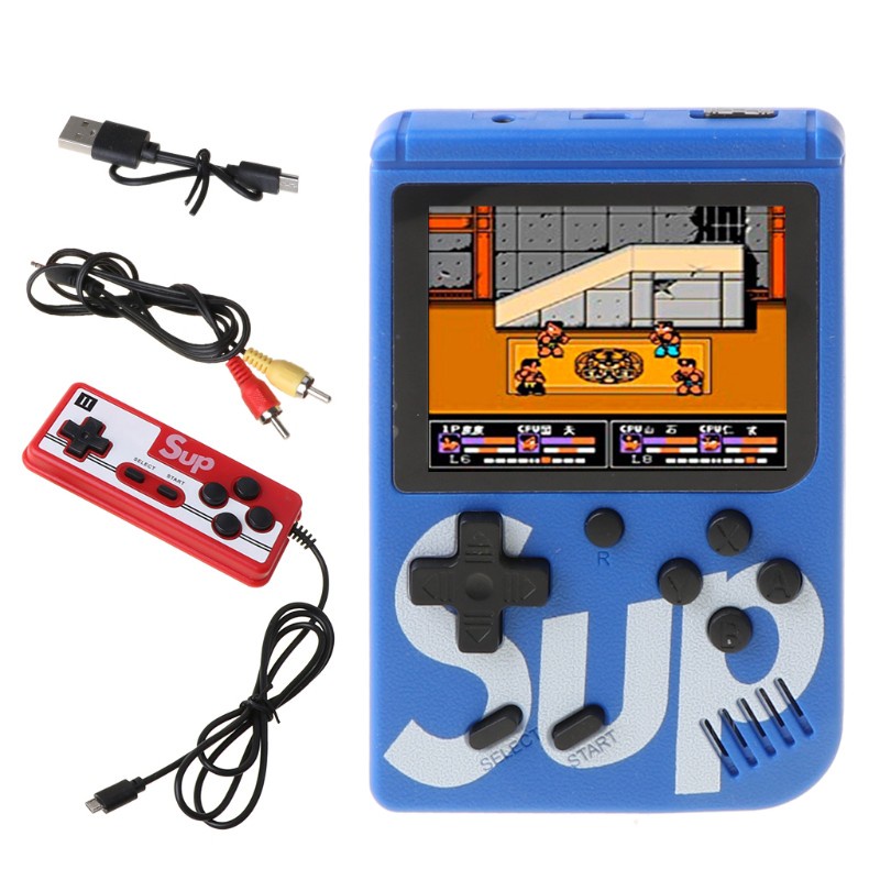 CRE  Handheld Game Console Retro Mini Game Player with 400 Classical FC Games 3.0-Inch Color Screen Support for Connecting TV