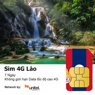 Sim Du lịch Lào 7 Ngày Không giới hạn data 4G