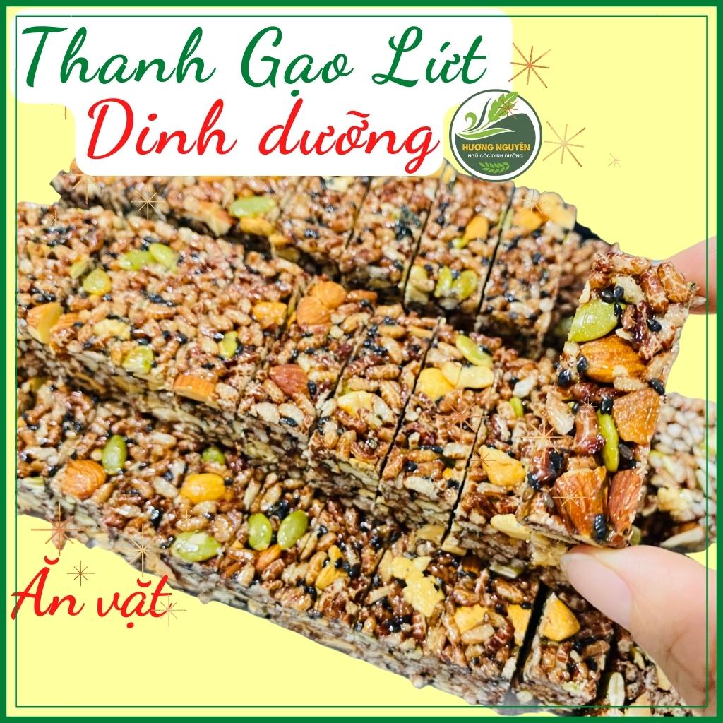 Thanh Gạo Lứt Mix Rong Biển Và Hạt Ngũ Cốc Dinh Dưỡng - Ăn Vặt Healthy - Ngũ cốc Hương Nguyên