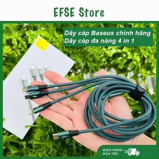 Cáp sạc đa năng nhiều đầu Baseus-Cáp sạc 3 đầu Baseus Rapid Series 3-in-1 PD 20W