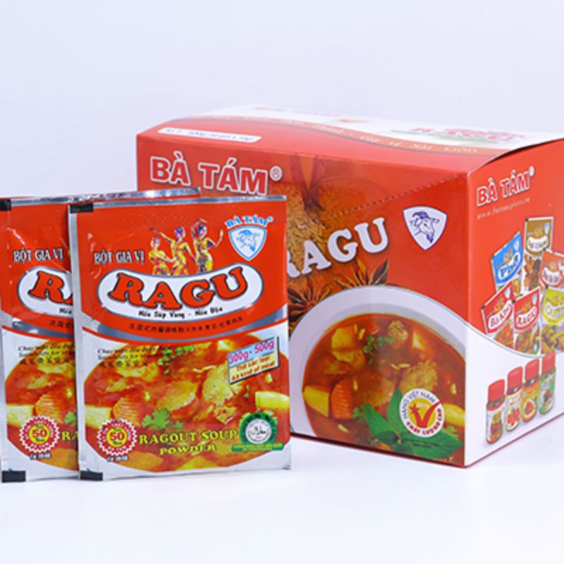 Bột gia vị bò kho/ cà ri/ bún bò/ ngũ vị hương/Ragu Bà Tám