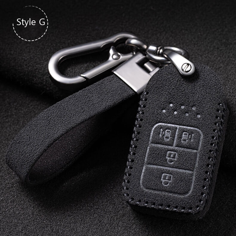 Ốp chìa khóa bằng da cao cấp cho HONDA Accord Civic FC FD Jazz CRV HRV BRV City Odyssey