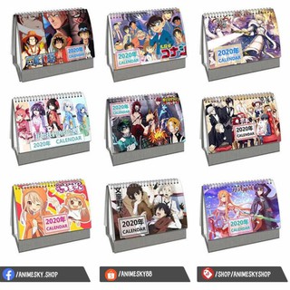 Lịch để bàn Anime 2020 Tổng hợp nhiều mẫu