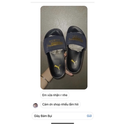 DÉP pu.ma quai ngang, đế bằng, siêu êm