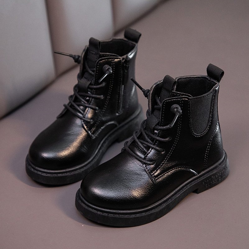 Giày boot ngắn cho bé trai, bé gái da mềm cao cấp