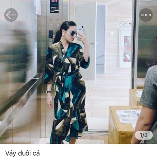 Váy pha màu xinh