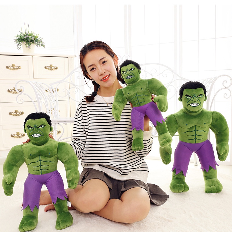 Búp Bê Nhồi Bông Hình Nhân Vật Hulk Trong The Avengers Cho Bé