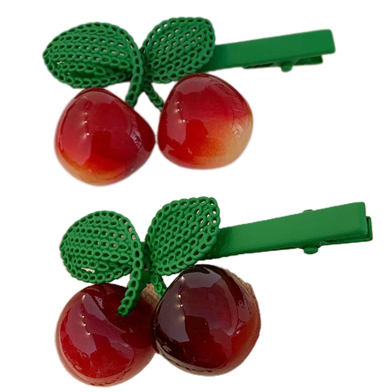 Kẹp Tóc Nữ Hình Trái Cherry Thời Trang