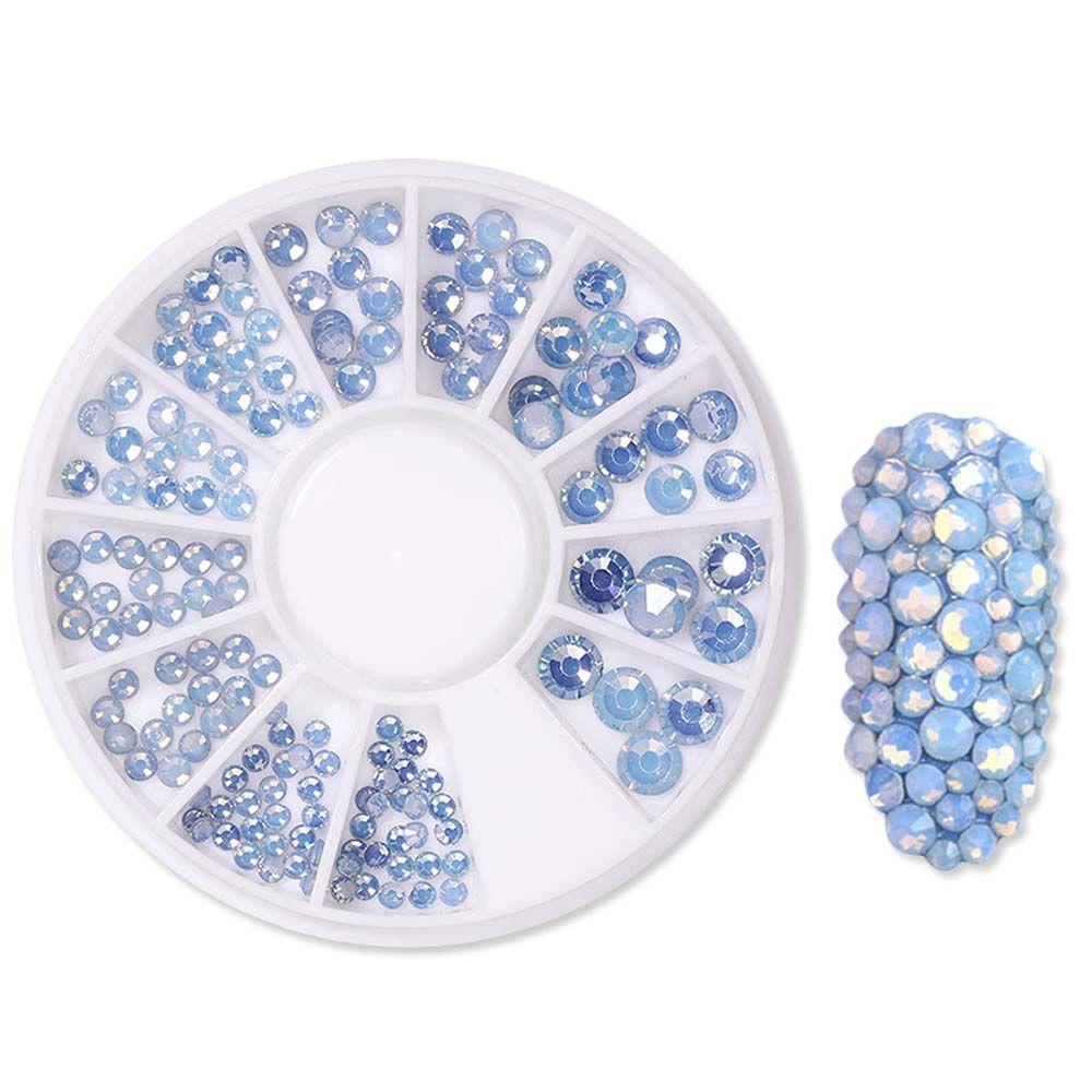 OCEANMAP Hộp 12 Ngăn Đựng Phụ Kiện Trang Trí Móng Tay Nghệ Thuật Nhiều Màu Sắc Bắt Mắt