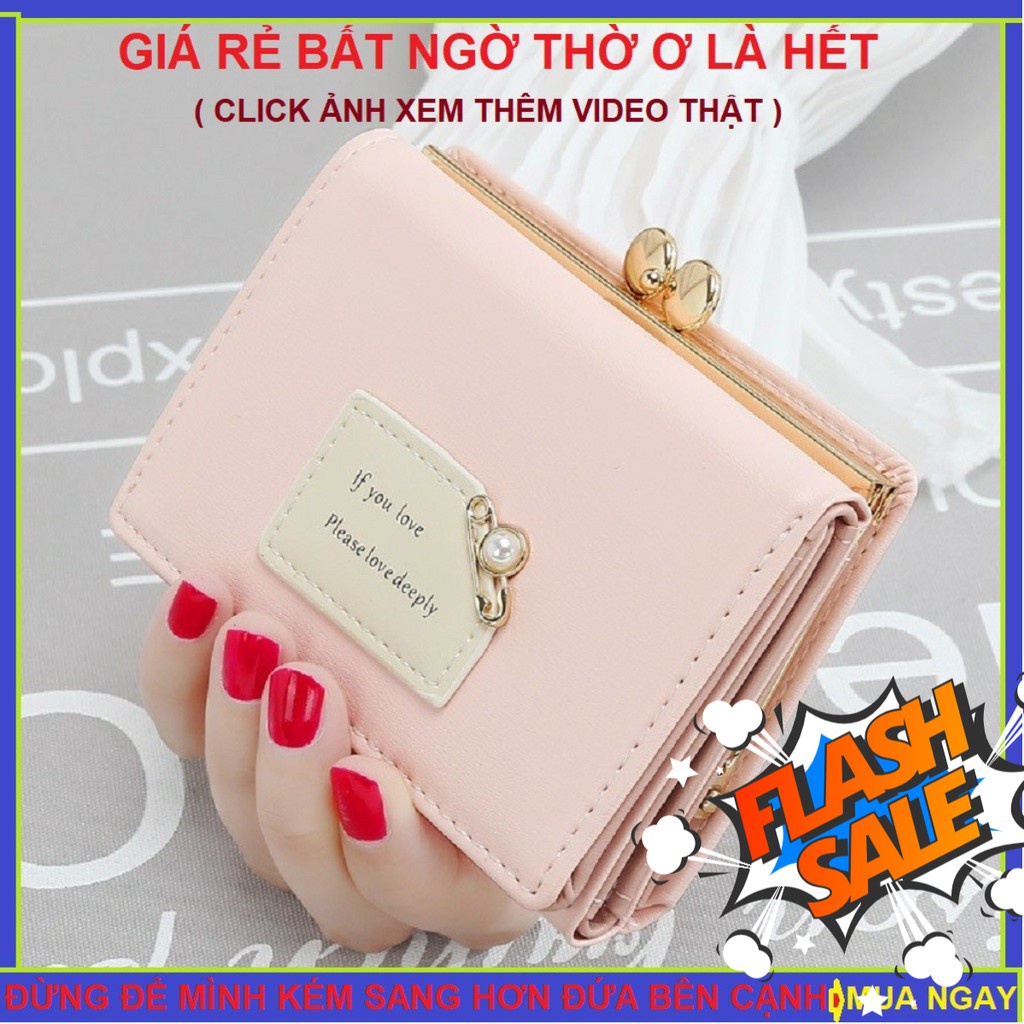 ♧㍿✱Ví Nữ Cầm Tay Nhỏ Gọn Xinh Xắn Kiểu Dáng Đẹp Da PU Cao Cấp Thời Trang Hàng Hiệu Hàn Quốc Sang Trọng LỊCH THIỆP ( #vín