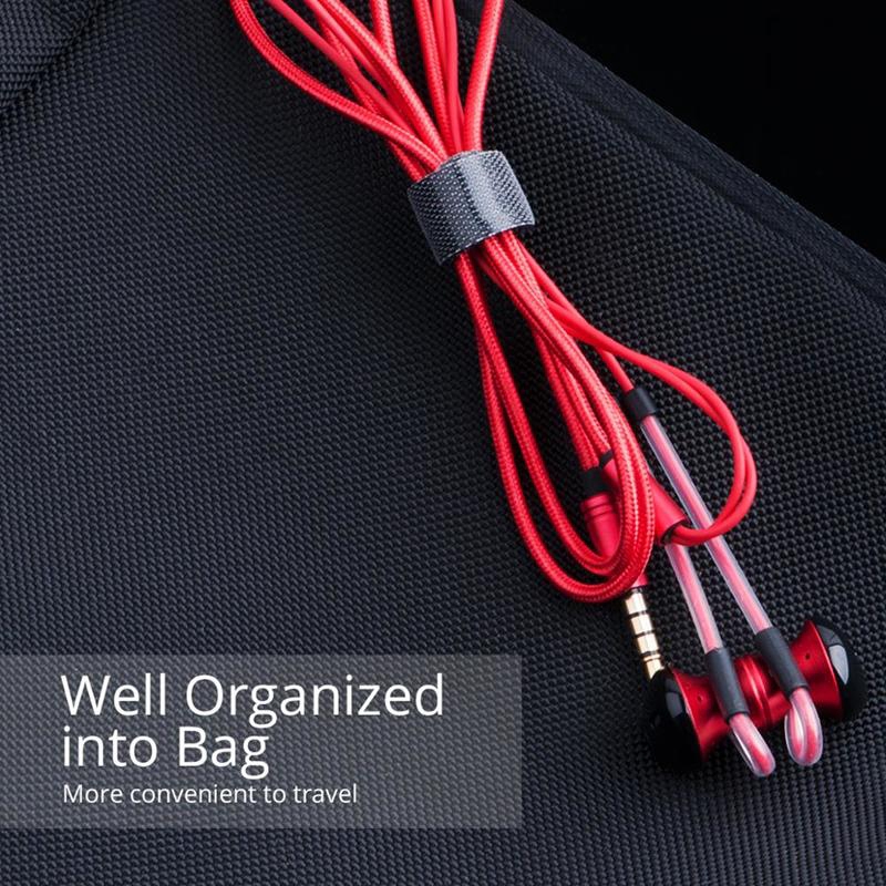 [20Pcs Reusable Cable Cords Organizer] [Multifunction Nylon Cable Strap Ties] [Earphone &amp; USB Charger Cable Wire Winder]