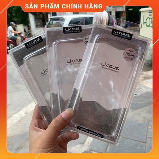 Ốp lưng iPhone X/XS Max Likgus trong suốt viền PU chống vàng ố