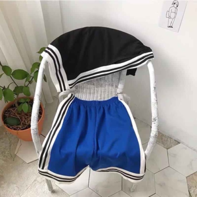 [Mã FATHANG5 giảm 10K đơn 50K] Quần short bóng chày Wind unisex thun form rộng lửng Sọc nam nữ oversize ulzzang | BigBuy360 - bigbuy360.vn